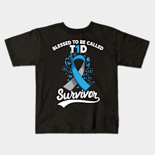 In This Family No One Fights Alone Diabetes Awareness Kids T-Shirt